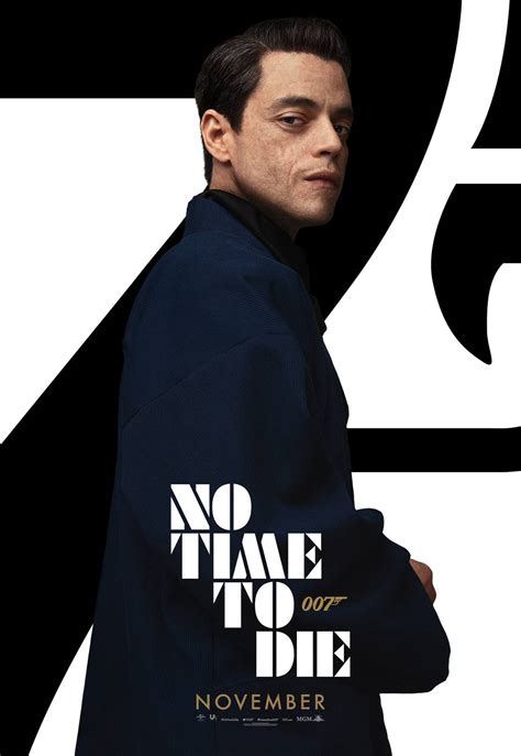 New No Time To Die Character Posters James Bond 007