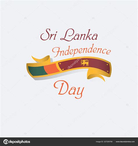 Happy Sri Lanka Independence Day Vector Template Design Illustration
