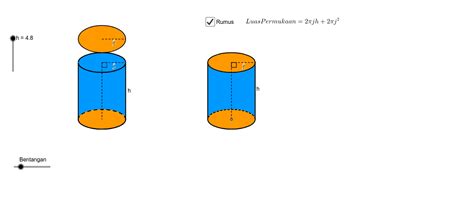 Formula Luas Permukaan Silinder