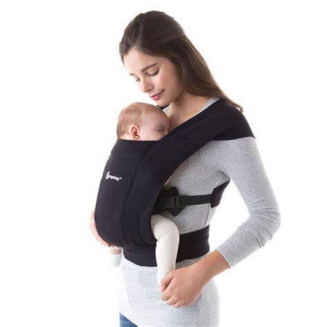 Ergobaby Embrace Cozy Newborn Carrier Pure Black Babies R Us Canada