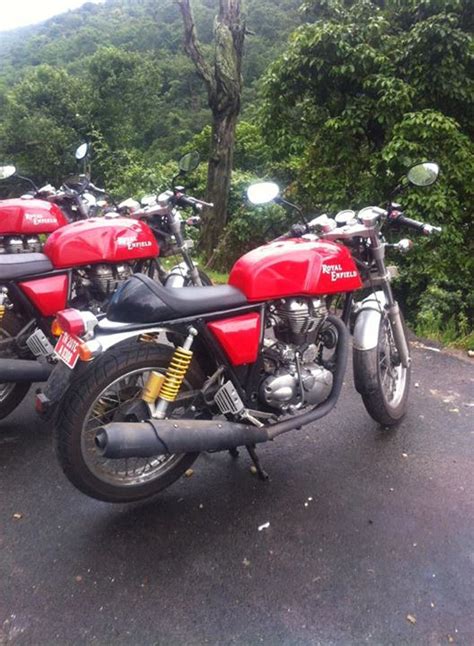 The bike will get a bigger throttle body and high lift cam shafts. Royal Enfield Café Racer Spotted with a longer seat