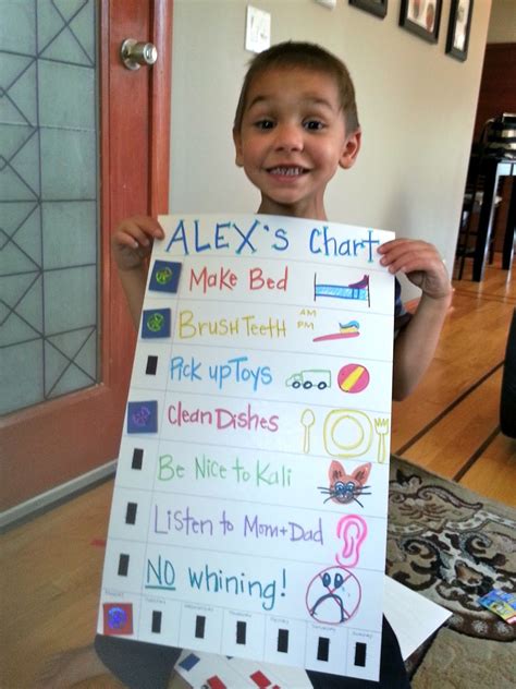 Chore Chart Kids Kids Behavior Behaviour Chart