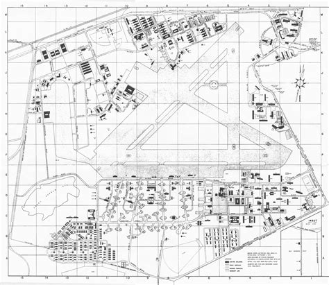 Map June 1948 Plan Of Marine Corps Air Station Ewa Oahu