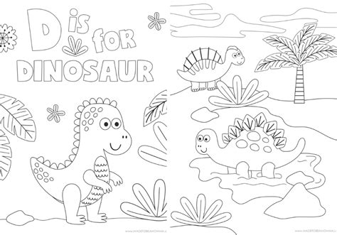 12+ Simple Dinosaur Coloring Pages - ColoringPages234 - ColoringPages234