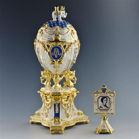 A full list of missing eggs is below. Royal Danish Faberge Inspired Egg