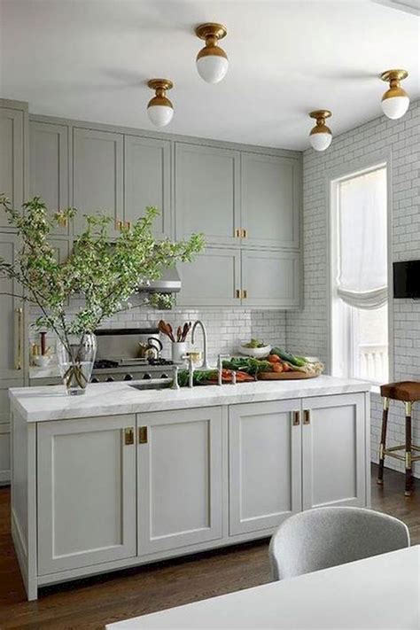 Awesome sage greens kitchen cabinets (29)
