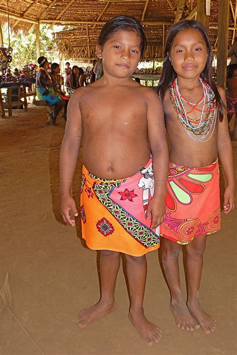 Panama Chagres Park Embera Puru Indians A Photo On Min Video Bpornvideos Com