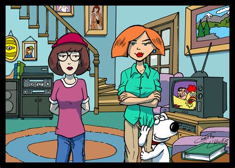 Daria And Jane As Meg And Lois Griffin By Christo Lhiver