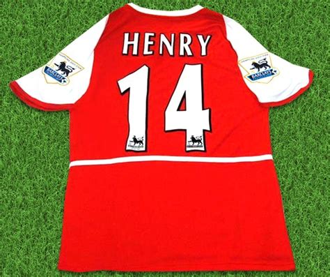 Camiseta Arsenal Invencibles Nike 2003 04 Thierry Henry 39990 En