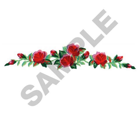Rose Border Embroidery Designs Machine Embroidery Designs At