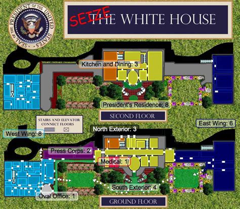 East Room White House Map