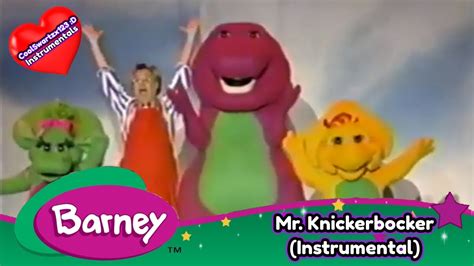 Barney Mr Knickerbocker Barneys Big Surprise Instrumental Youtube