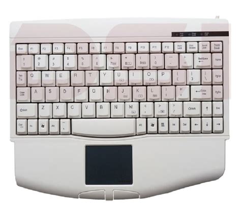 Solidtek Mini Ivory Usb Keyboard With Touchpad Kb Ack540u Dsi