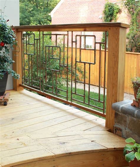 Railings Have A Custom Railing Designed For Your Deck Or Patio Copper