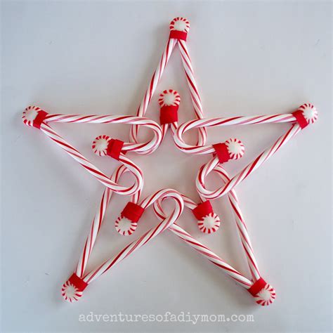 How To Make A Candy Cane Star Tree Topper Adventures Of A Diy Mom