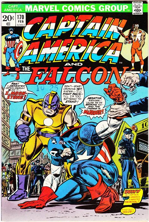 Captain America 170 1st Series 1968 February 1974 Marvel Comics