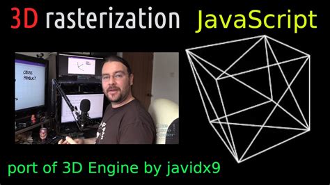 3d Rasterization In Pure Javascript Rotating Cube Youtube
