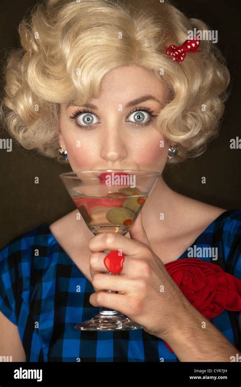 Retro Martini Glass Hi Res Stock Photography And Images Alamy