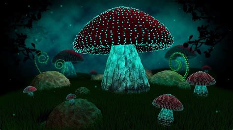 Neon Mushroom Wallpapers Banmaynuocnong