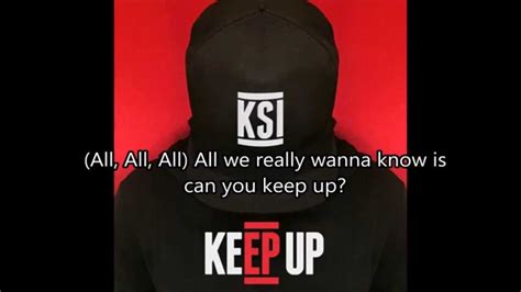 Ksi And Jme Keep Up Lyric Version Youtube