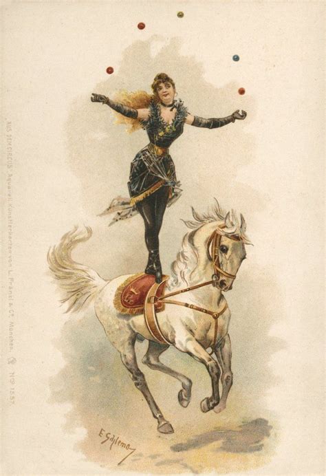 At The Circus Postcard By Corbis Vintage Circus Posters Circus Art