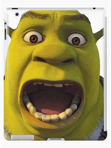 Surprised Shrek Ipad Cases And Skins By Cam Guay Redbubble