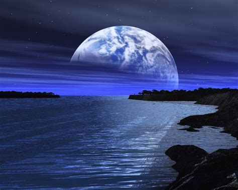 Hd hintergrundbilder katze getigert liegend augen grun desktop hintergrund. Desktop Hintergrundbilder 3d | Beautiful moon, Moonscape ...