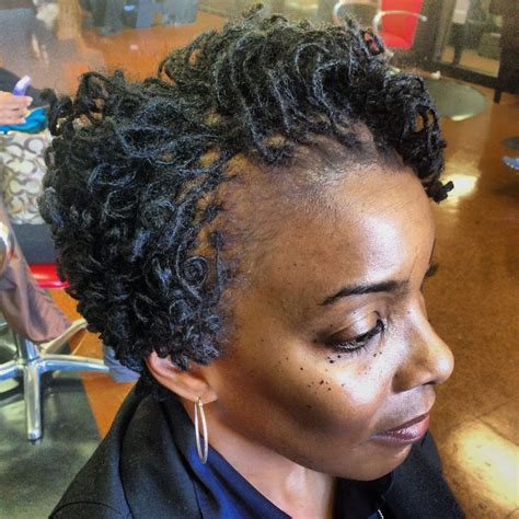 Sisterlocks tightened and rodded by Takeisha at A Natural Affair