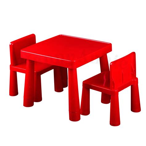 A large selection of kids' chairs and tables to furnish your child's room or look great in any room decor scheme without compromising on your home style. Kids Table & Chair Play Furniture Set Plastic Fountain ...
