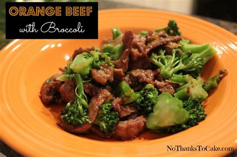 Orange Beef With Broccoli