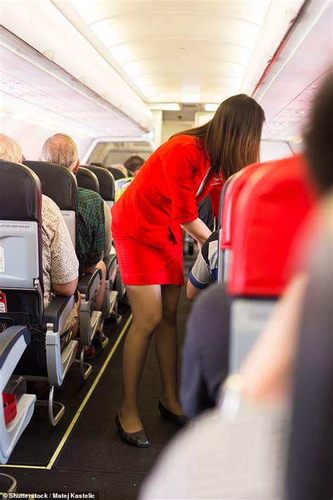 Passenger Upskirts Flight Attendant Aboard A Flight To Sydney From