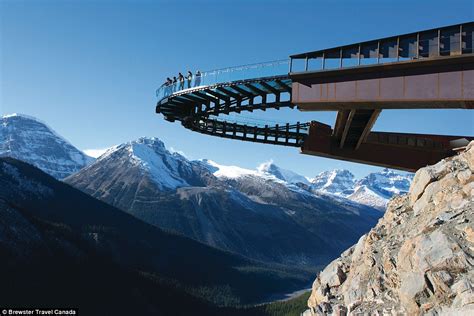 Glacier Skywalk Opens In The Canadian Rockies Daily Mail Online