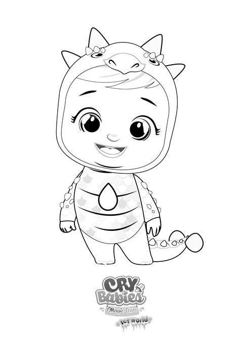 Cry Babies Coloring Pages