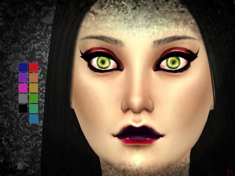 The Sims Resource Gothic Eyeshadow01td