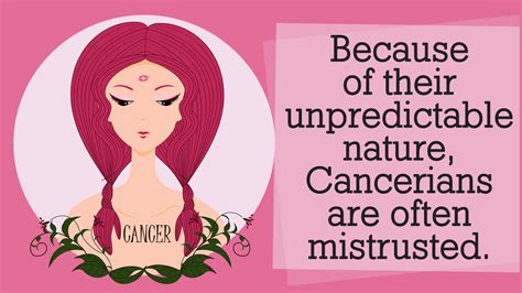 As a water sign, cancer is quite changeable, so it can take time to truly understand this sign. Unique Traits That Accurately Describe the Cancer Zodiac ...