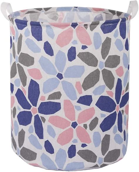 Laundry Hamper Large Hamper Waterproof With Handles Collapsible Cotton