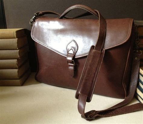 Vtg Distressed Brown Leather Saddle Bag By Jansvintagestuff 85