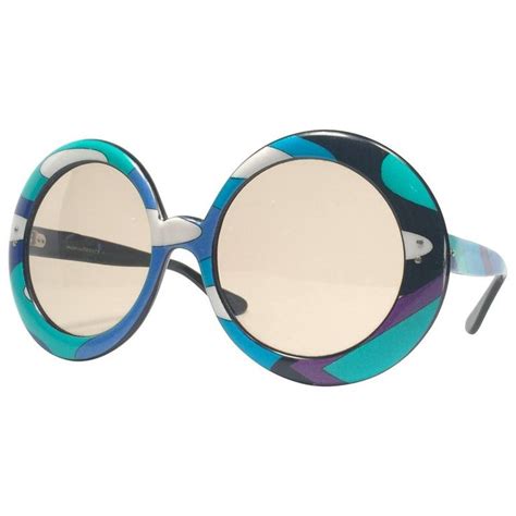new vintage emilio pucci multicolour oversized ii collector sunglasses france sunglasses