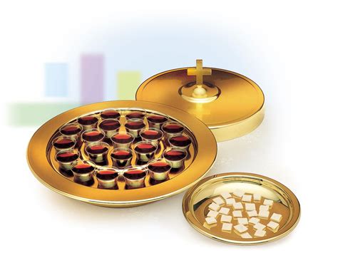 Brasstone Communionware Tray Communion Cups Communion Trays Lords
