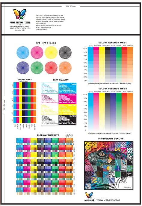 Test page results of clogged printheads * print a test page with windows 1. Printer Testing Tools