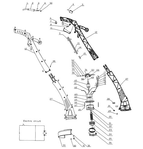 99 craftsman electric weed trimmer parts. Craftsman 172740100 electric line trimmer parts | Sears ...