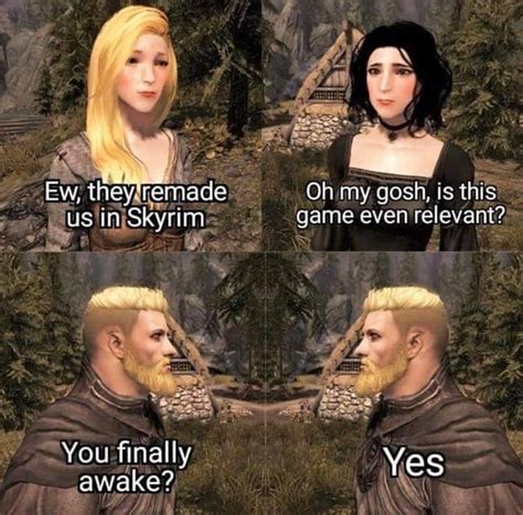 Of Course Its Relevant The Elder Scrolls V Skyrim Know Your Meme