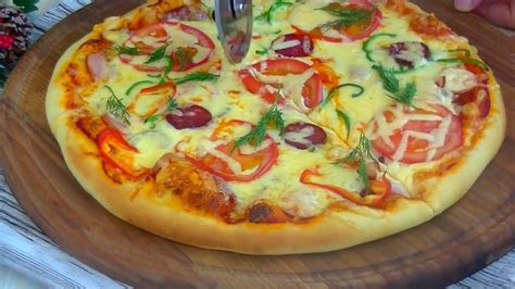 Comment Préparer Pizza Italienne La Vraie Pâte à Pizza Youtube