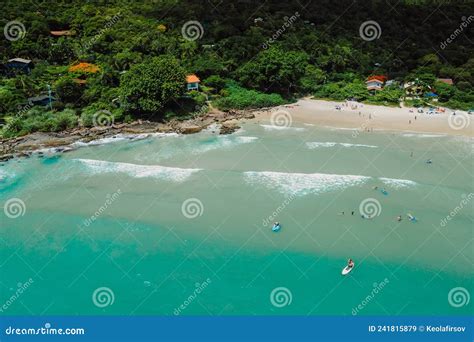 Scenic Matadeiro Beach With Blue Ocean Aerial View Stock Image Image Of Outdoor Santa 241815879