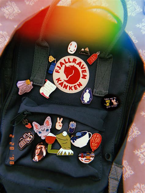 Fjallravenkanken Kanken Mini Pins Enamelpins Aesthetic Backpack