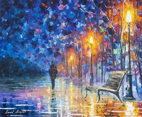 Abandoned By Winter Palette Knife Oil Painting On Canvas By Leonid Afremov 24 X30 60cm X 75cm