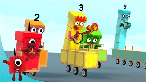 Numberblocks Racing Up To Block Mountain Learn To Count Learning