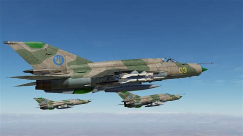 Ukrainian Air Force Mig 21bis 40th Tactical Aviation Brigade Semi