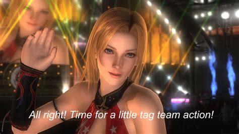 Dead Or Alive 5 Tina Armstrong Team Tag Intro Hd Youtube