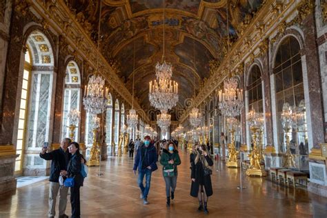 Hall Of The Hall Of Mirrors At The Palace Of Versailles France